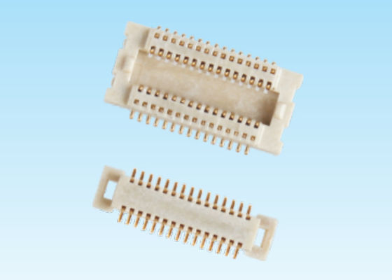 Single Contact Electronic Connectors , Board To Board Stacking Connector Surface Mount