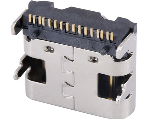 Type 16 Pin USB Type C Connector Thermoplastic Housing In Fast Charging Usb