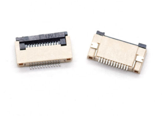 0.5 mm pitch connector  FPC Connector types, with LCP, White, Flammability Rating(UL94V-0)