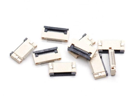 0.5 mm pitch connector  FPC Connector types, with LCP, White, Flammability Rating(UL94V-0)