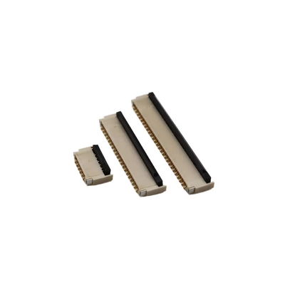 Σύνδεσμος FPC/FFC 0,5 mm πλάτος εμπρός εισαγωγή πίσω κλειδαριά μαλακή σειρά εμβέλειας 1.0 mm 4/12/30/50P