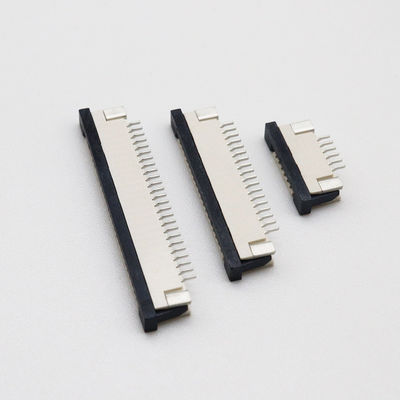 1.0mm Στρίψιμο 2.5H Τραβήξτε προς τα κάτω 6P 10P 12P 24P 30P Τραβήξτε προς τα πάνω συνδετήρες FPC
