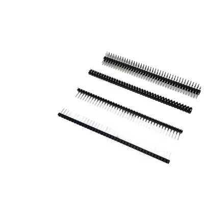 2.54 Στροφή Μονό διπλή σειρά Pin Connector 180/90 βαθμούς κάθετη οριζόντια Pogopin Socket Spring Φαμπού για την εφαρμογή PCB